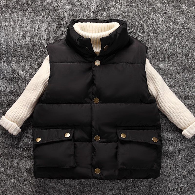 Off season autumn and winter baby boys and girls baby down cotton vest for children