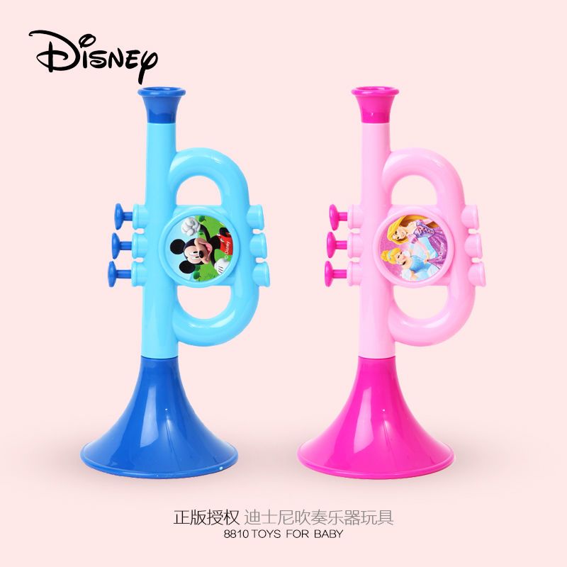 Authorized Disney children's trumpet toy flute Saxophone boys and Girls Gift