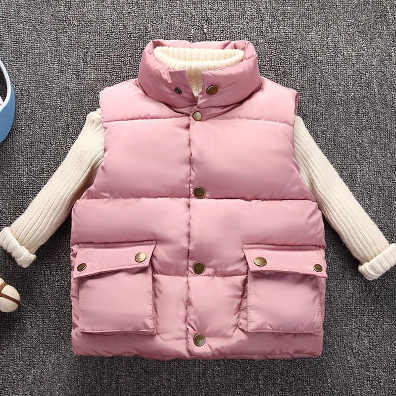 Off season autumn and winter baby boys and girls baby down cotton vest for children