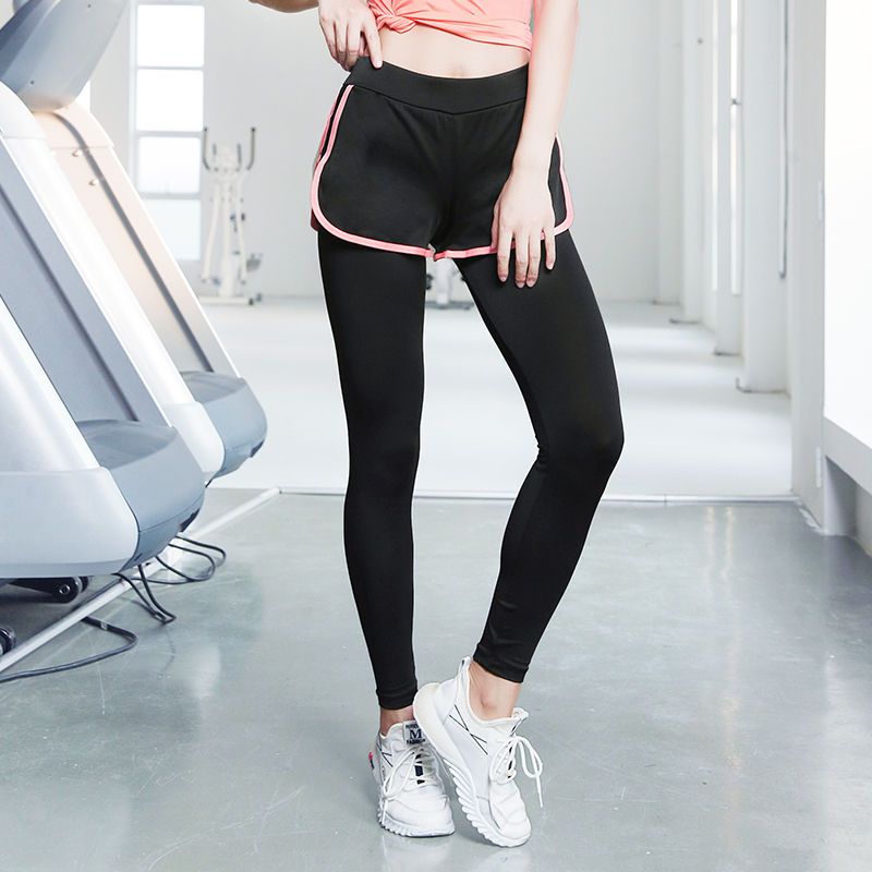 Yoga trousers women's autumn and winter fitness clothes women's net red sports pants fitness clothes slim and slim women's running square dance clothes