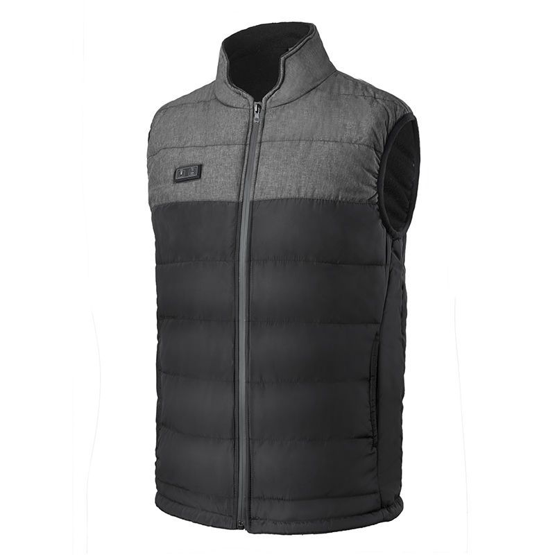 Heating Vest Electric Heating Cold Warm Men's and Women's Stand Collar Automatic Heating Vest Winter Charging Thermal Vest Men