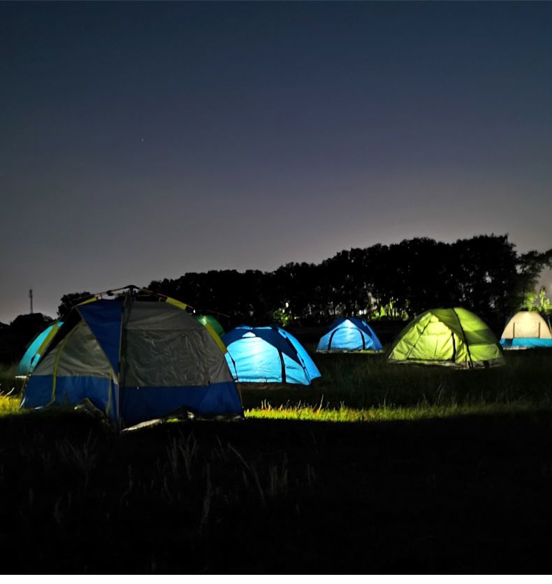 全自动户外折叠帐篷双层液压弹簧防水3-4人野外防暴雨露营旅游