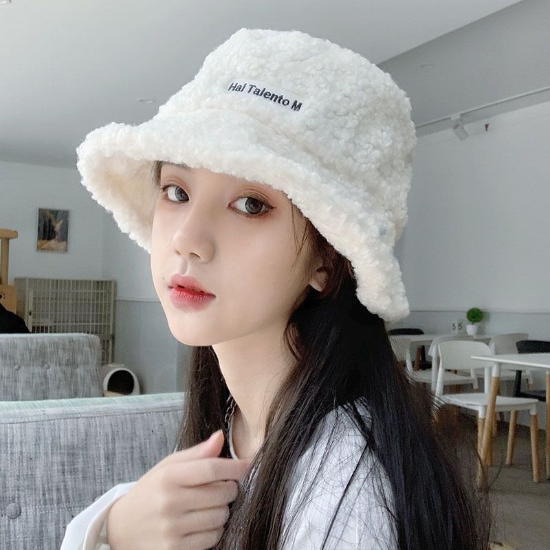 Hat female anti foam fisherman's hat South Korea tide autumn and winter sunscreen UV epidemic isolation cover protective hat