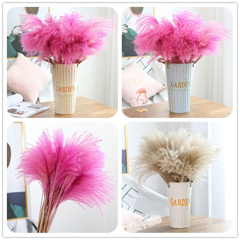Natural reed dried flowers immortal bouquet window living room decorations dust flower arrangement photo shooting props