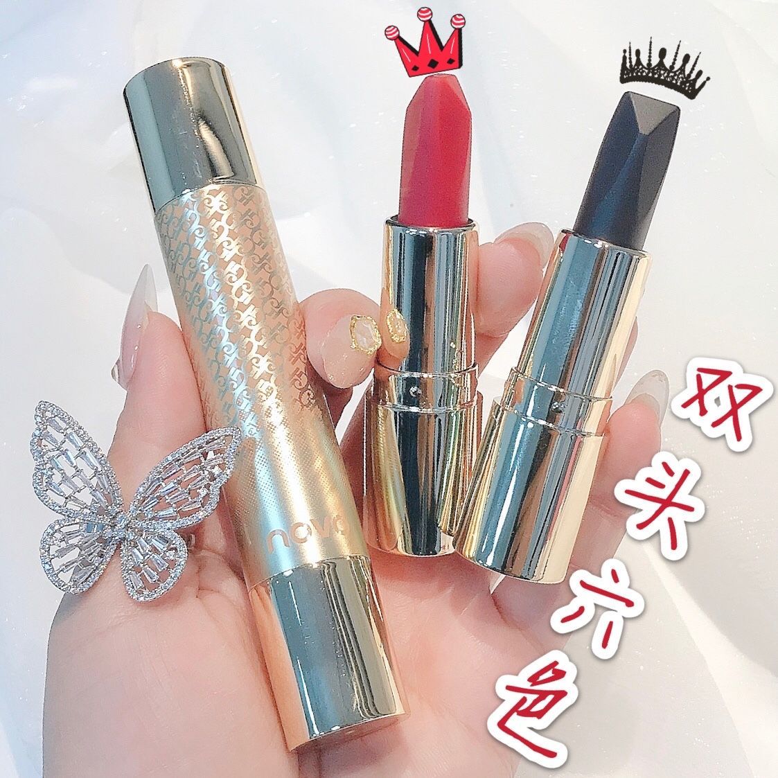 NOVO六色口紅絲絨霧面持久保濕防水不掉色不沾杯李佳琪推薦學生