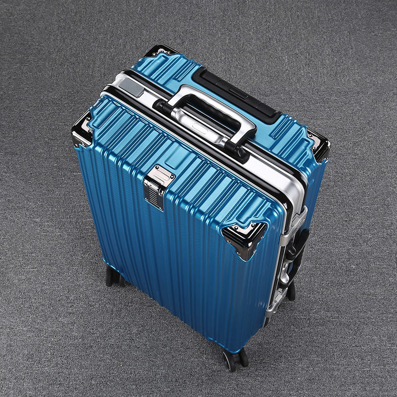 袋鼠男学生拉杆箱铝框行李箱女韩版大容量登机箱万向轮20寸24寸28