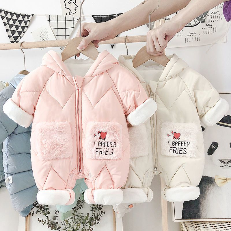 88617-婴儿连体衣冬装加厚加绒超萌网红新生儿衣服女宝宝保暖外出抱爬服-详情图