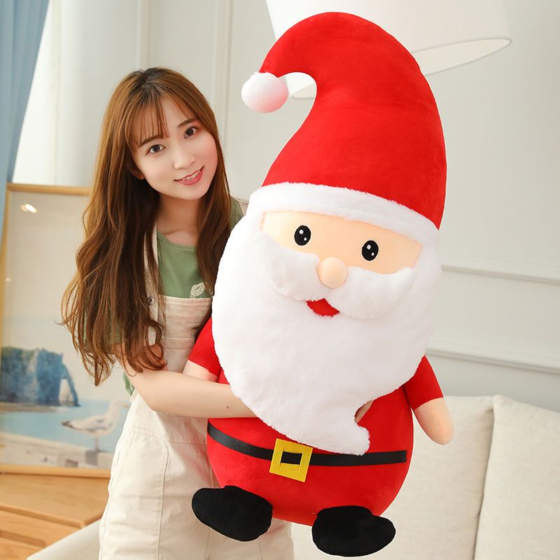 新款圣诞老人玩偶毛绒玩具麋鹿公仔布娃娃幼儿园儿童圣诞节礼物女