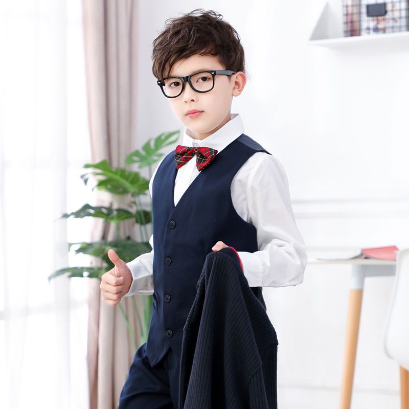 Shenzhen Uniform primary school uniform men's autumn and winter dress matching a single pair of trousers authentic