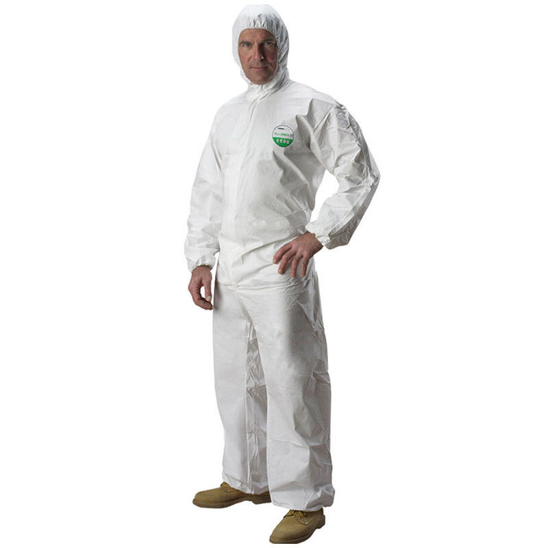 Lexland amn428e micromax anti liquid splash one-piece chemical protective clothing