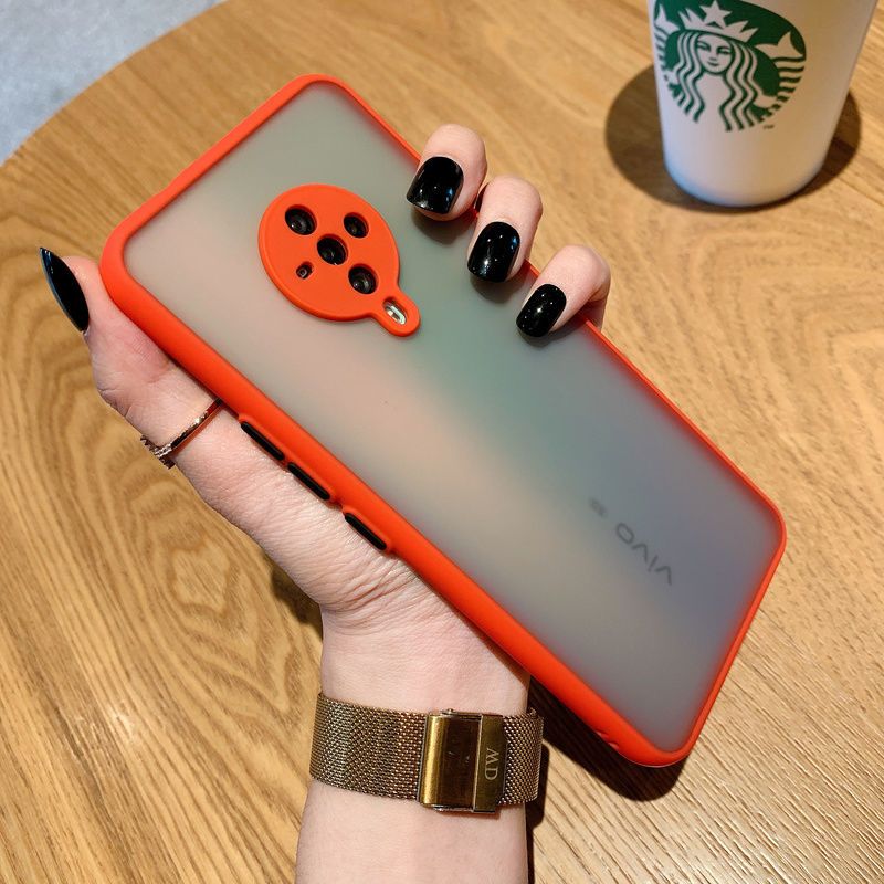 vivoy9s手机壳镜头全包男女网红新款y9s磨砂透明防摔硬壳超薄可爱