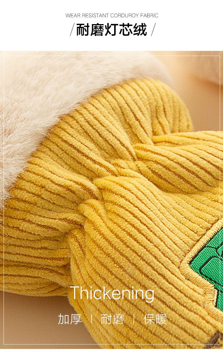 兒童手套 兒童冬季手套保暖兒童男童女童針織手套冬天加厚可愛寶寶掛脖手套