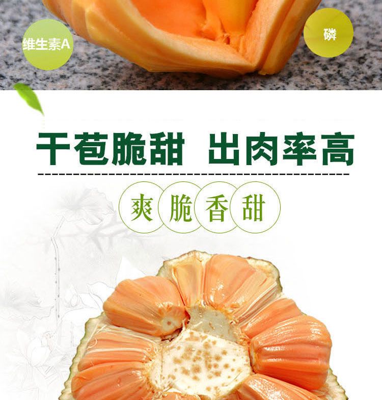 红肉菠萝蜜一整个新鲜应季水果泰国红心越南假榴莲蜜批发非海黄肉
