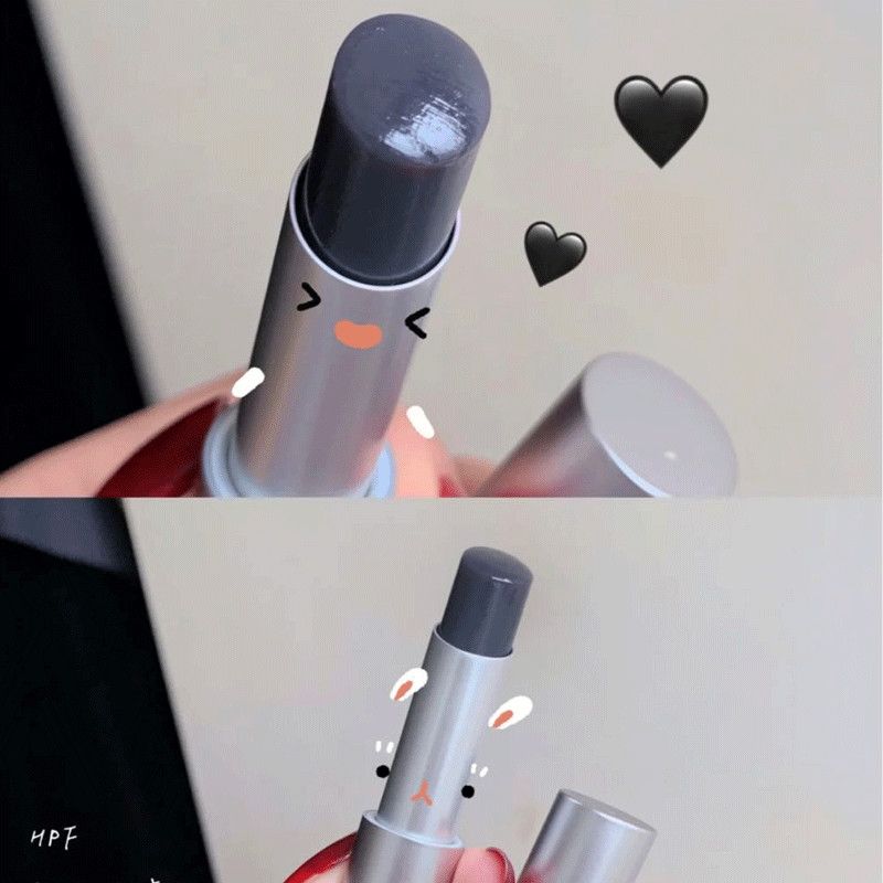 偽素顏溫變唇膏~口黑葡萄櫻花變色口紅打底滋潤保濕補水學生自然
