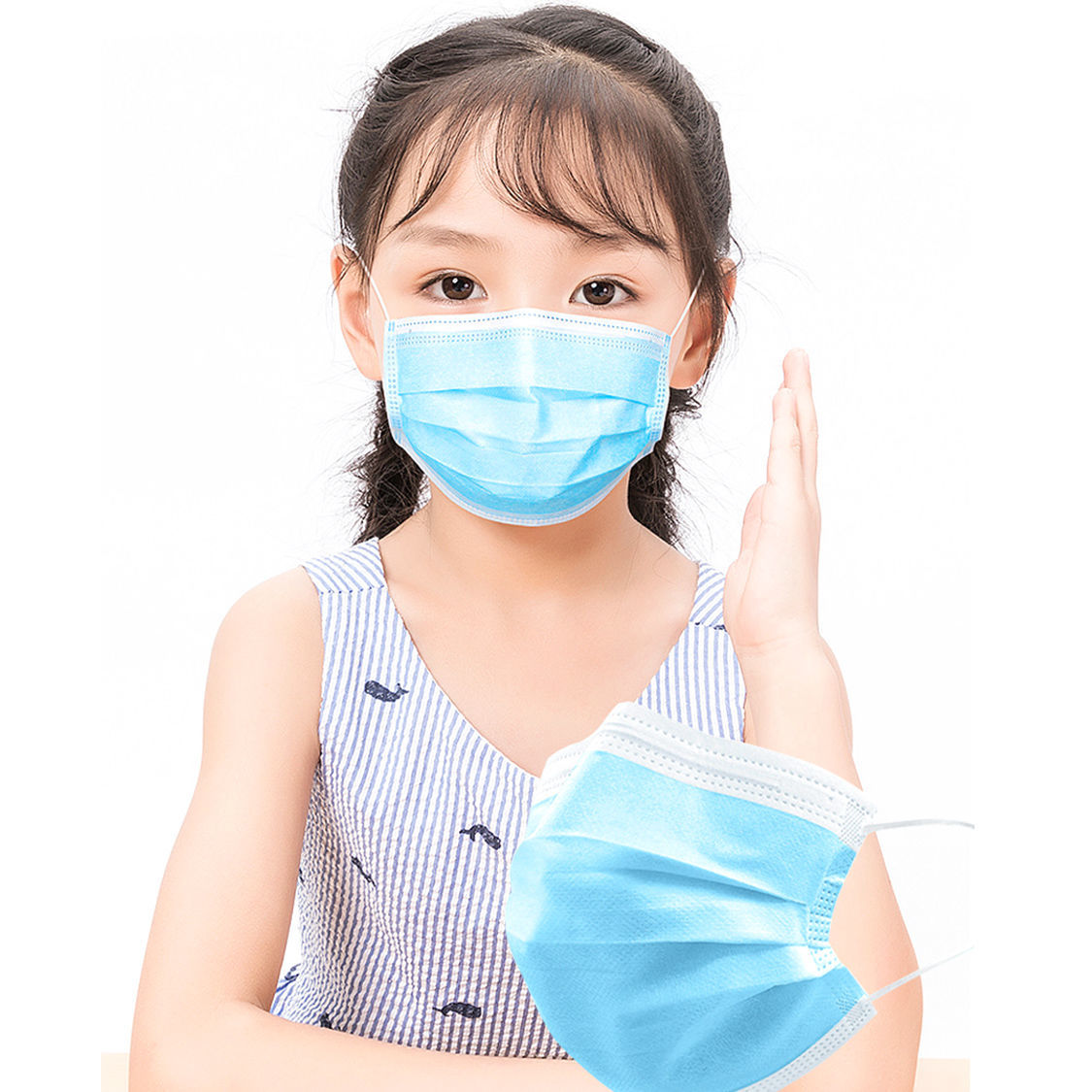 医用外科儿童口罩一次性使用医用医疗防病菌透气三层医生外科口罩