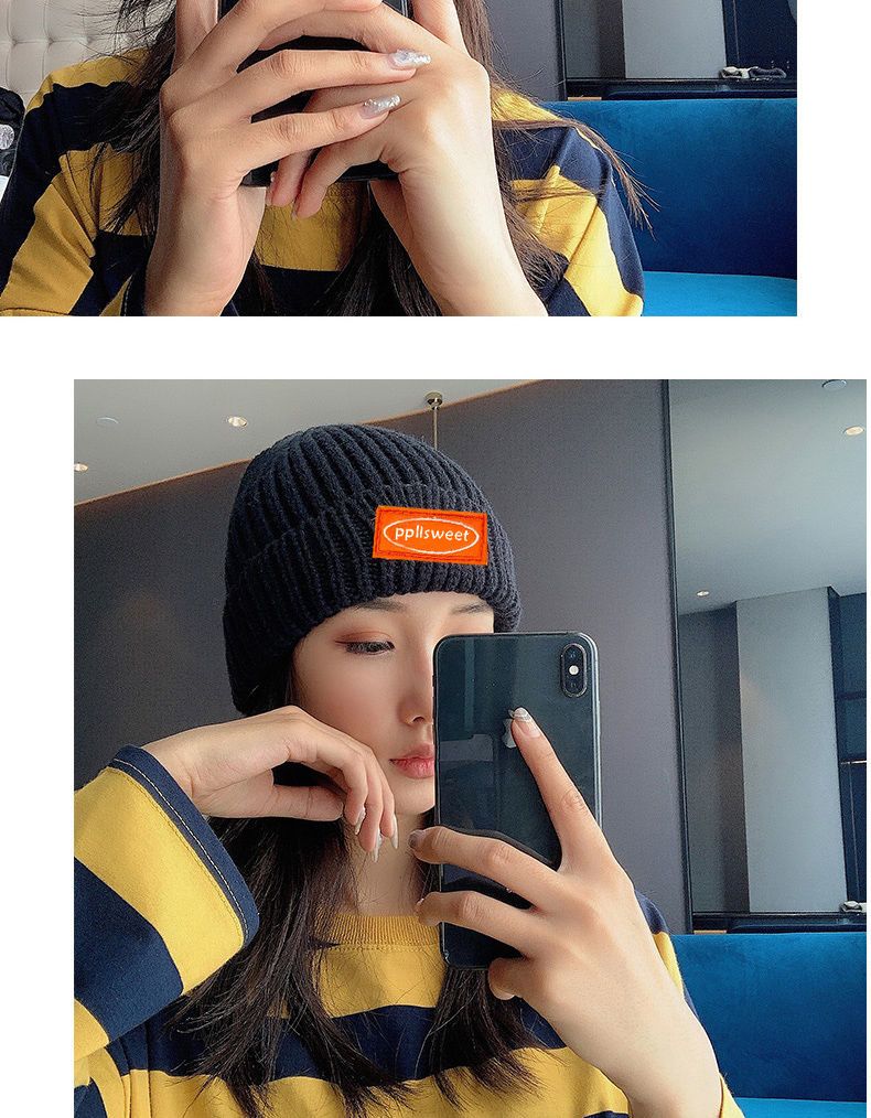 Dam beanie mössa i ulla för höst och vinter varm och stilren_voghion.com