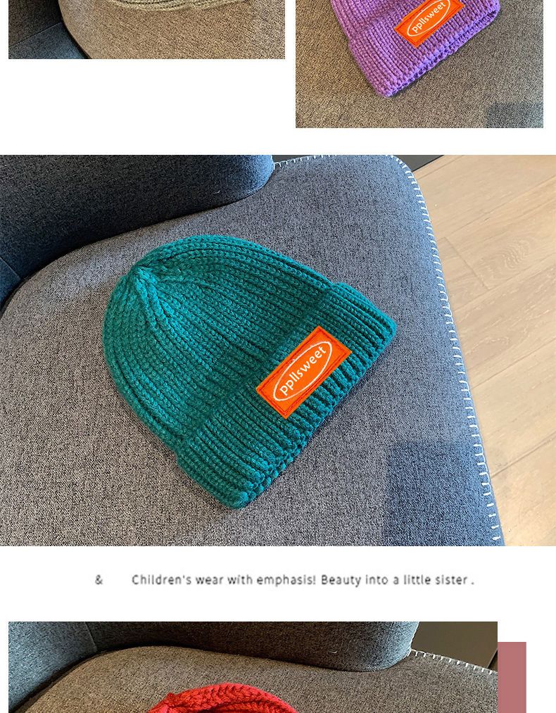 Dam beanie mössa i ulla för höst och vinter varm och stilren_voghion.com