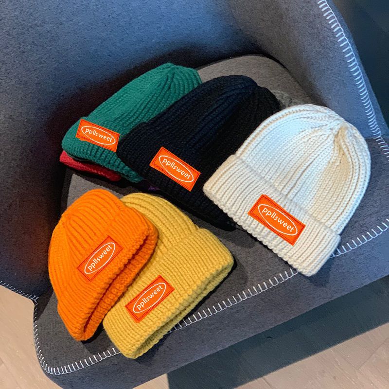 Dam beanie mössa i ulla för höst och vinter varm och stilren_voghion.com