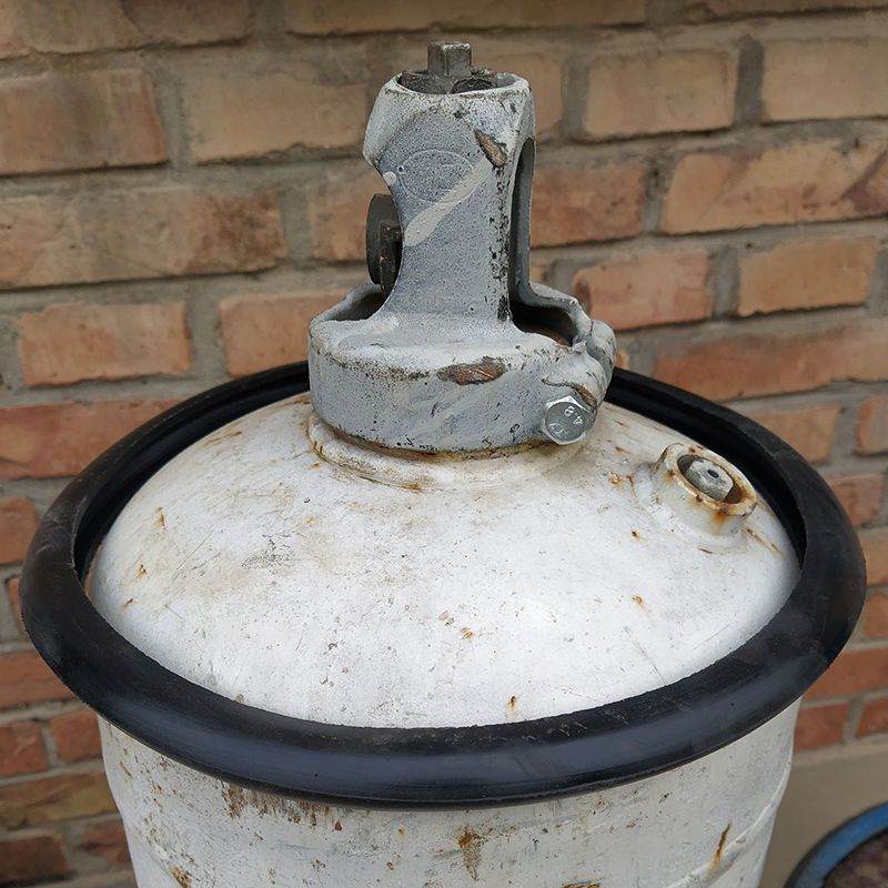 乙炔钢瓶防震圈防撞圈防护保护圈气瓶减震圈40l升乙炔钢瓶塑钢帽