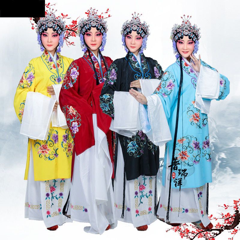 京剧戏曲戏剧服装团花女披青衣花旦老夫人对披穆桂英捧印戏服 虎窝拼