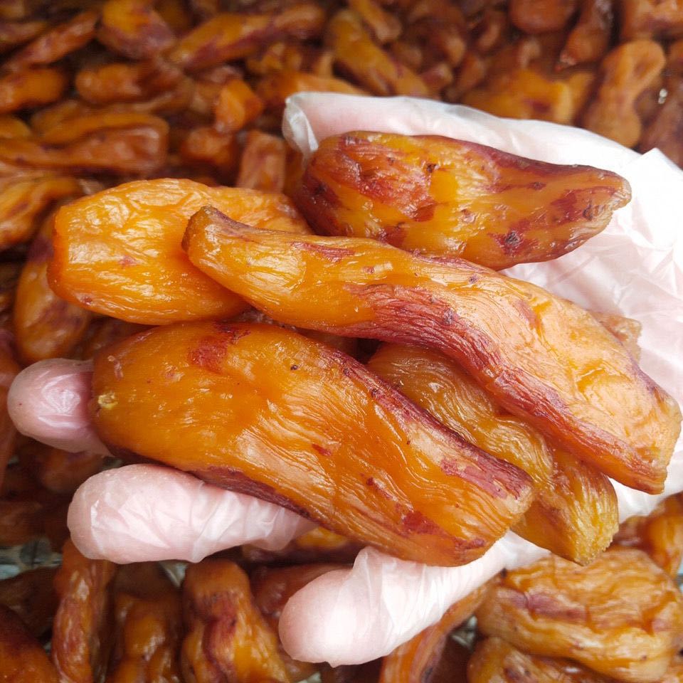 临安天目山小香薯干无糖地瓜干批发软糯红薯干农家自晒番薯干