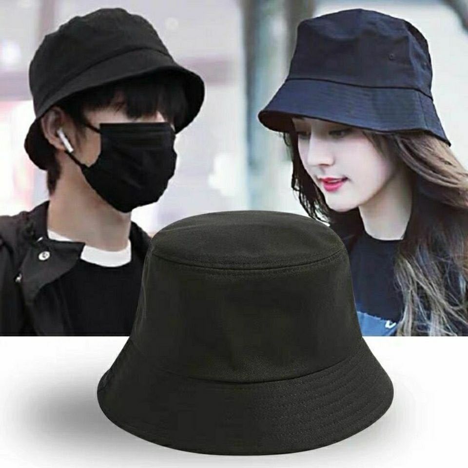 Fisherman's hat men's Korean versatile fashion brand sunshade hat autumn and winter solid Japanese basin hat casual fashion hat female trend