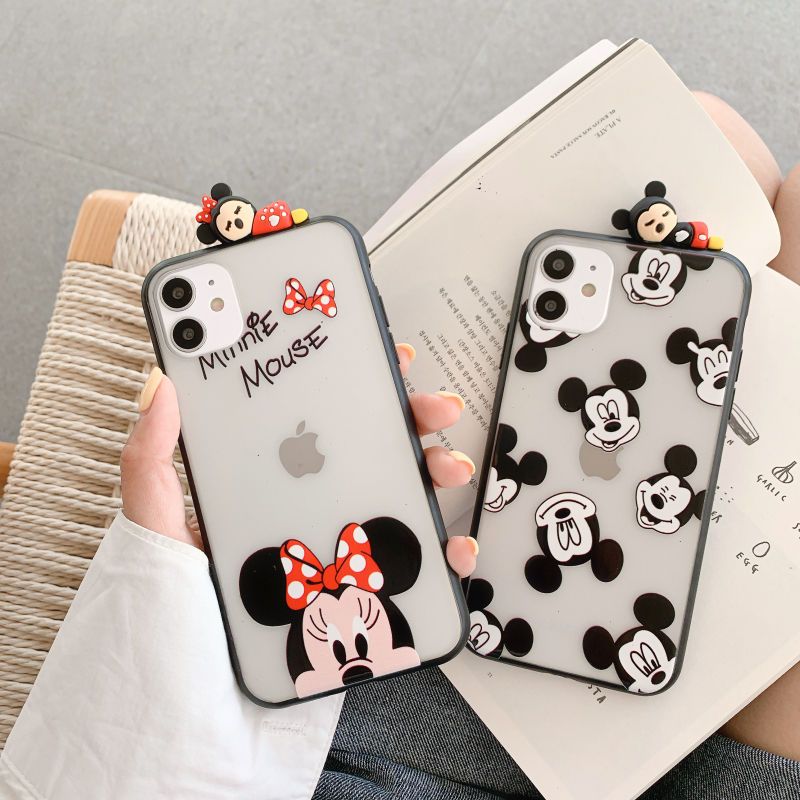 6S cartoon Minnie doll iPhone 7plus xsmax XR 8p mobile phone case male and female Apple 11 hard shell R17