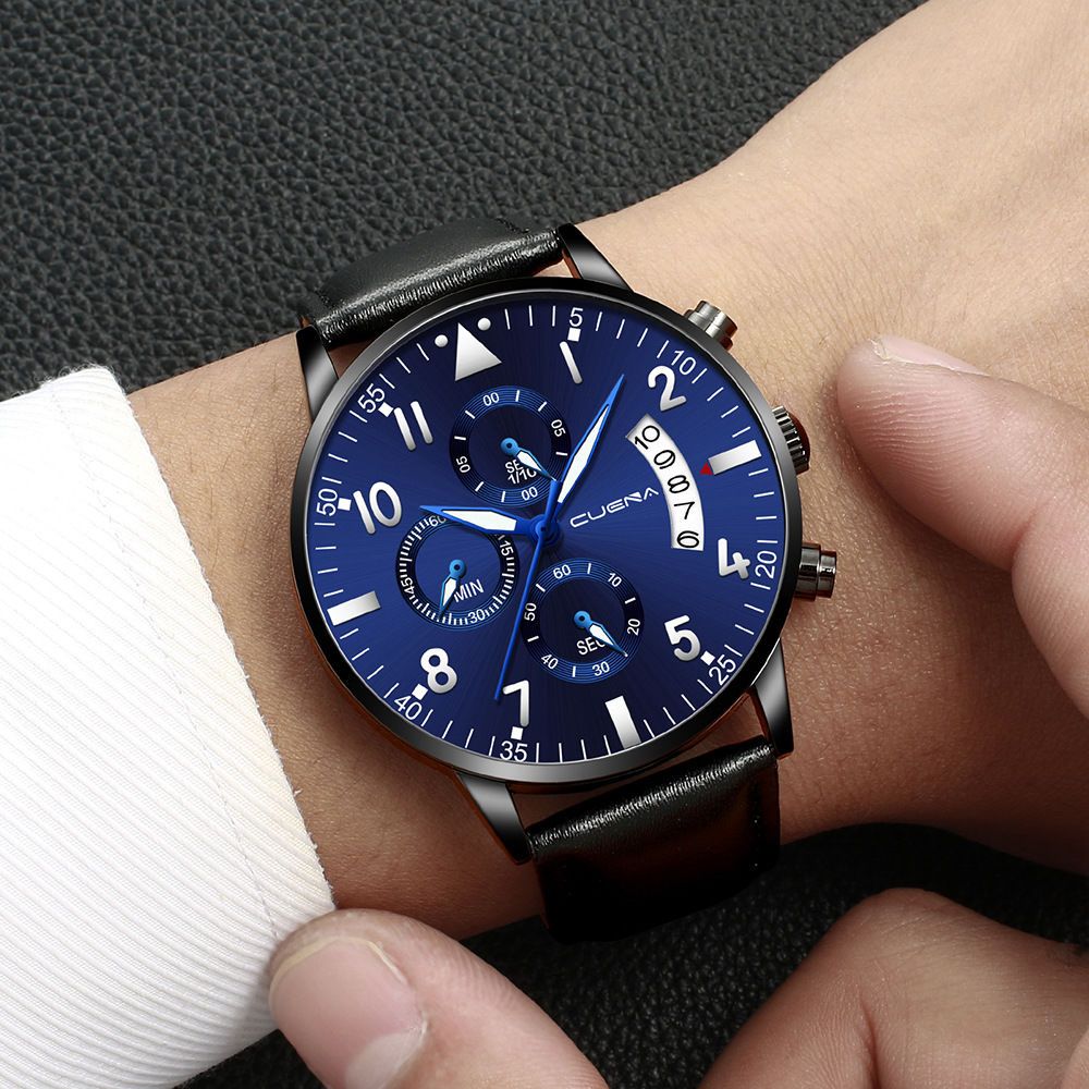 Men's Mesh Strap Waterproof Stainless Steel Quartz Watch Simple_voghion.com