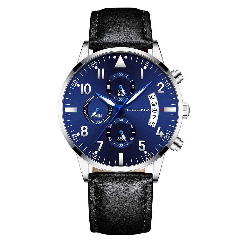 Men's Mesh Strap Waterproof Stainless Steel Quartz Watch Simple_voghion.com
