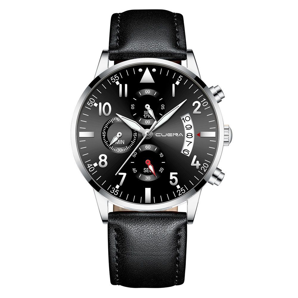 Men's Mesh Strap Waterproof Stainless Steel Quartz Watch Simple_voghion.com