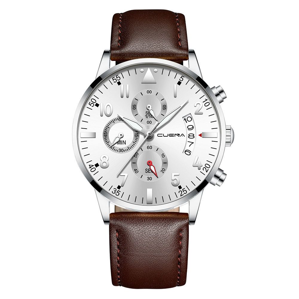 Men's Mesh Strap Waterproof Stainless Steel Quartz Watch Simple_voghion.com