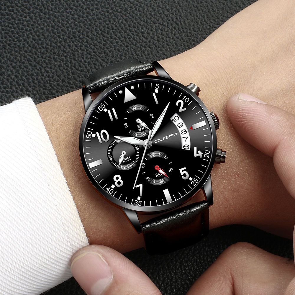 Men's Mesh Strap Waterproof Stainless Steel Quartz Watch Simple_voghion.com