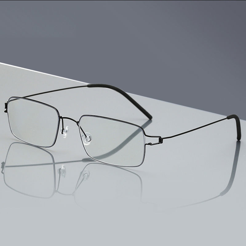 Presbyopic glasses pure titanium screwless ultra-light elastic presbyopic eyes ultra-thin men and women fashion anti-blue presbyopia glasses