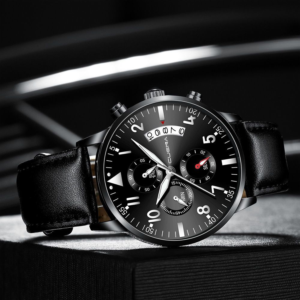 Men's Mesh Strap Waterproof Stainless Steel Quartz Watch Simple_voghion.com