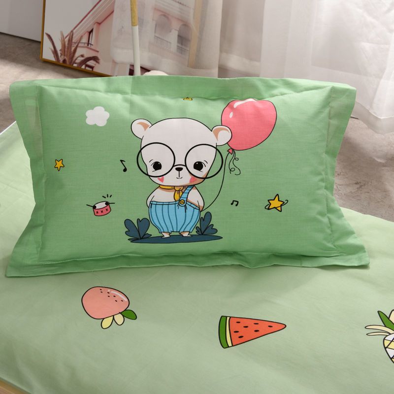 儿童纯棉枕套枕头卡通可爱幼儿园中大儿童小枕头一个决明子枕芯