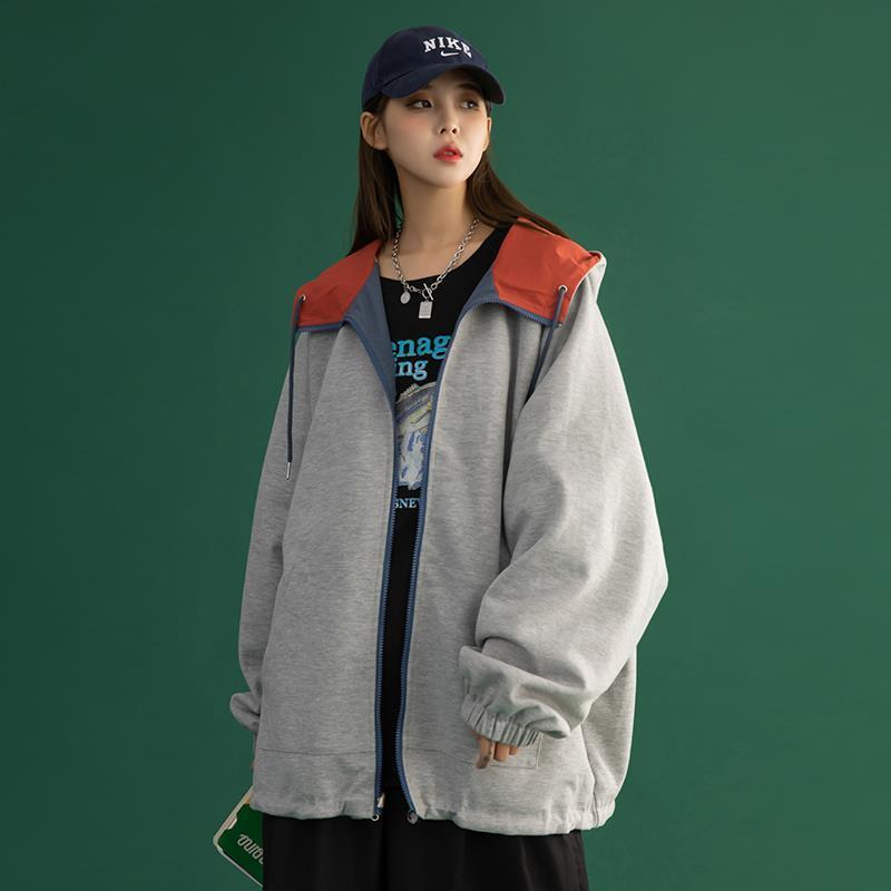 Double coats for women spring and autumn 2020 new Korean loose salt stormsuit women's thin Japanese BF top