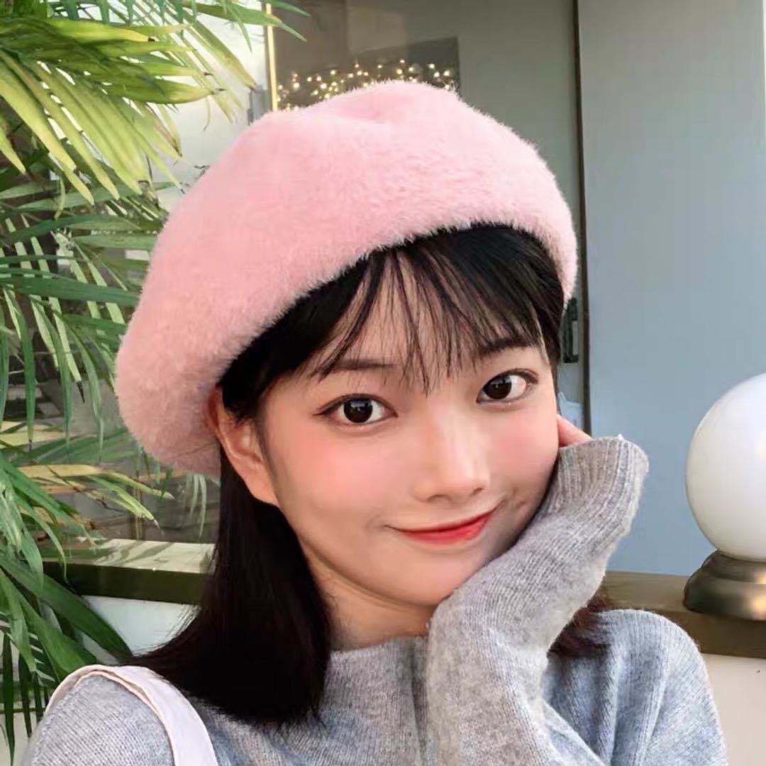 105885-儿童贝雷帽女童帽子秋冬2021新款洋气儿童帽子秋冬女宝宝帽子秋冬-详情图
