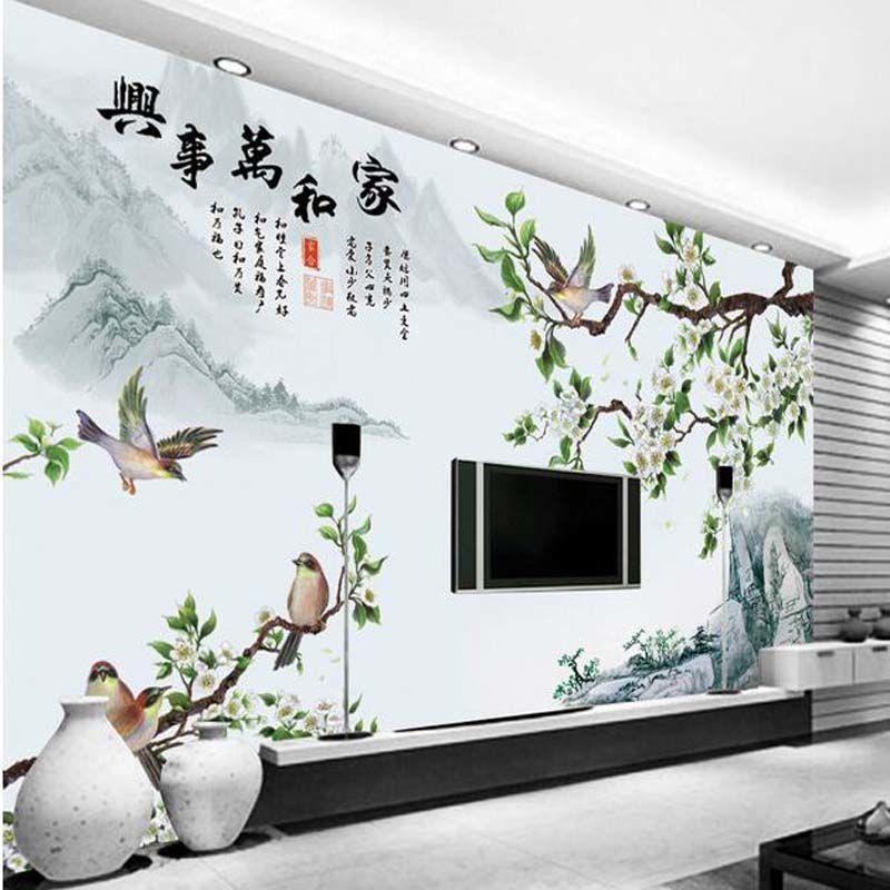 电视背景墙壁画8d立体墙纸大气现代简约客厅5d壁画8d影视墙布装饰