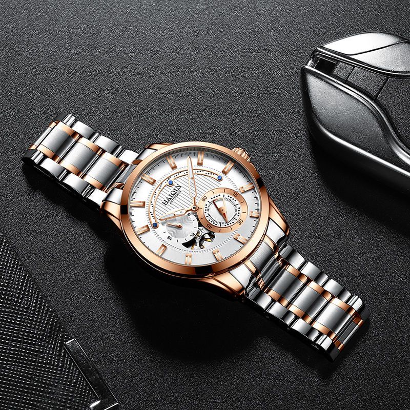 进口机芯海琴手表男士全自动机械表2020新款防水夜光商务时尚男表