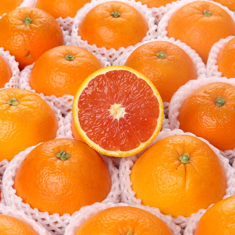 【正宗】红血橙新鲜橙子中华红肉甜脐橙水果赣南湖北批发非塔罗科