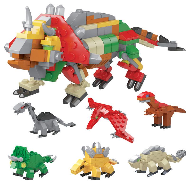 兼容乐高积木恐龙奇趣扭蛋拼装儿童学生幼儿园奖品益智男女孩玩具