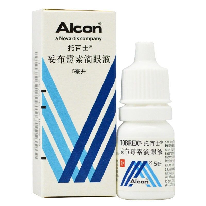 托百士 妥布霉素滴眼液 5ml/盒 敏感菌株感染治疗