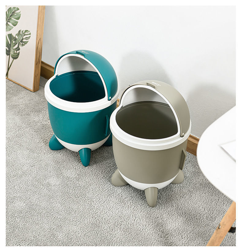 垃圾桶家用带盖卫生间厕所寝室学生便宜宿舍厨房房间摇盖拉圾可爱
