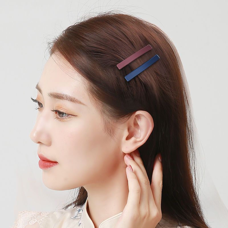 Hair clip female Korean one-word clip bangs clip side clip top clip back head hair clip headdress ins girl broken hair clip