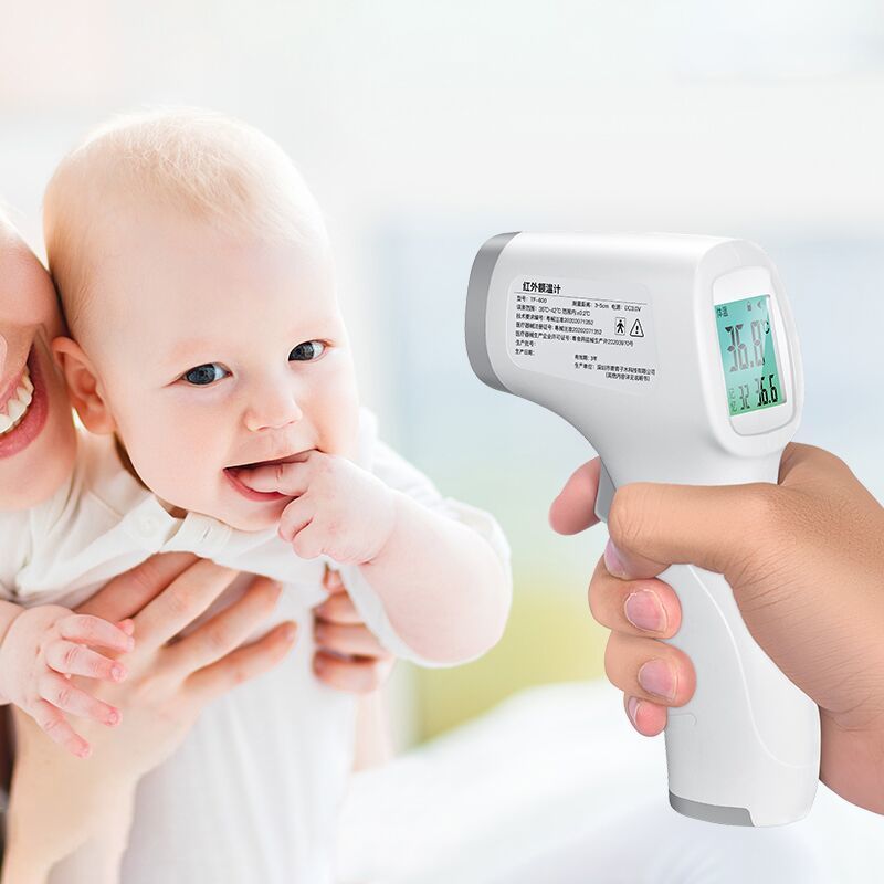 Thermometer electronic home medical forehead temperature gun for children students fast and accurate infrared thermometer temperature gun