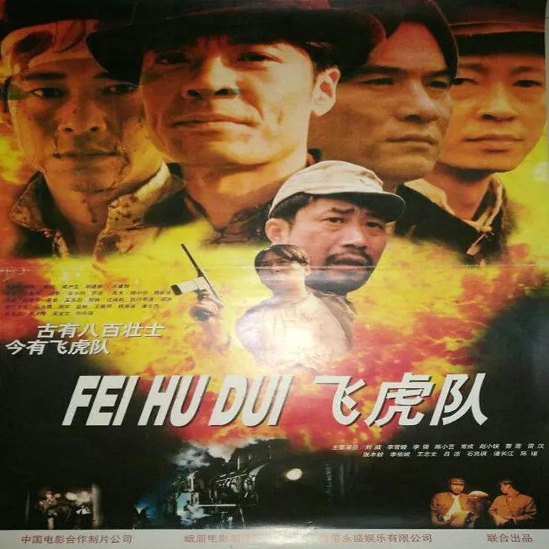 电影《飞虎队》dvd光盘 张丰毅 李雪健 陈小艺 李幼斌