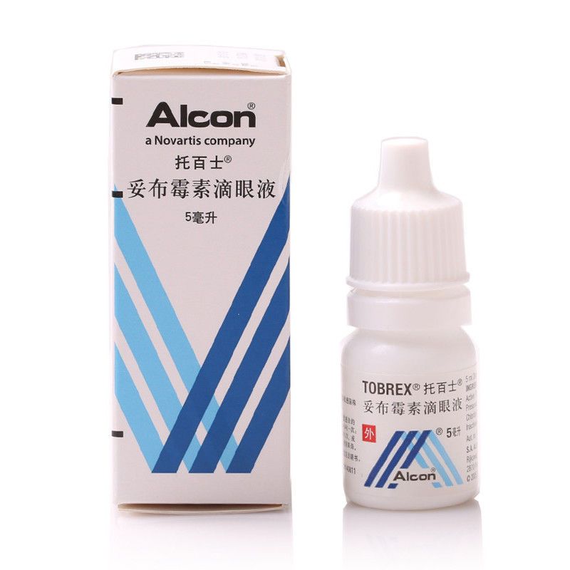 托百士 妥布霉素滴眼液 5ml/盒 本品适用于外眼及附属器敏感菌株感染