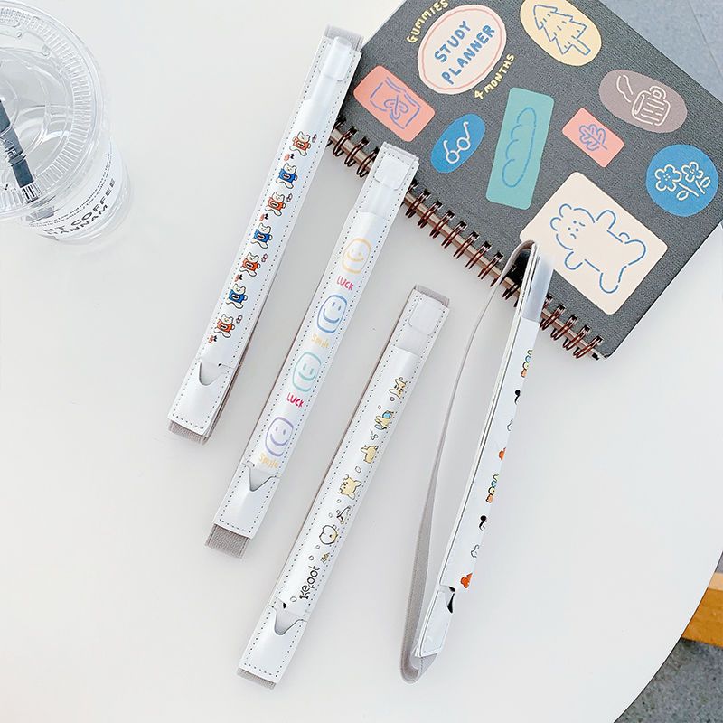 苹果pencil笔套 一二代手写笔保护套 收纳pro11 卡通电容笔袋