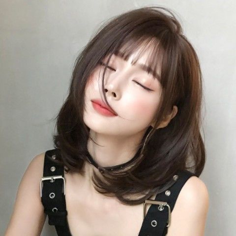 七街皇后假发套女全头逼真整顶气质刘海内扣齐肩发可拆卸网红发型