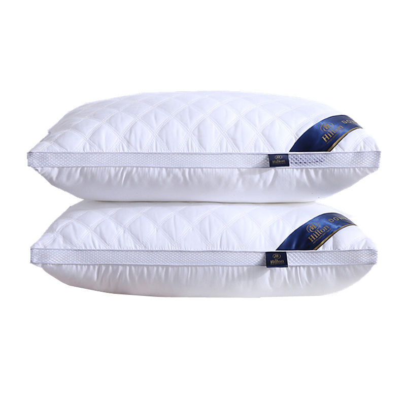 Hilton infant class a pillow core five star hotel high resilience adult velvet soft pillow core pair